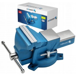 HOGERT SOLIDNE IMADŁO ŚLUSARSKIE 125mm OBROTOWE 360° ŻELIWNE HT3B611