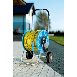 ZESTAW MULTIFLEX PRO WÓZEK +WĄŻ OGRODOWY 6-WAR 1/2" 30M +ZRASZACZ 3xZŁĄCZKA