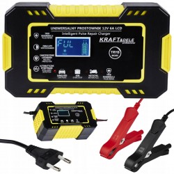 KRAFT&DELE AUTOMATYCZNY PROSTOWNIK AKUMULATOROWY LCD 12V / 6A KD1290