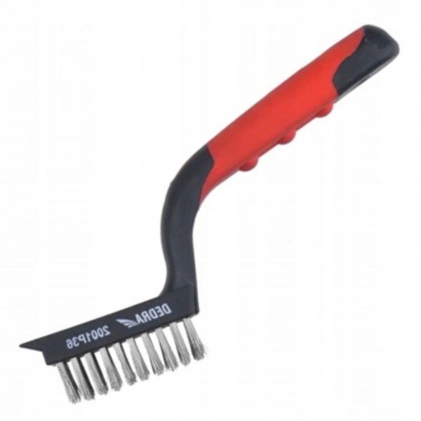 DEDRA SZCZOTKA DRUCIANA 5 RZĘDOWA STAL NIERDZEWNA 180MM 2001P36 DEDRA SZCZOTKA DRUCIANA 5 RZĘDOWA STAL NIERDZEWNA 180MM 2001P36