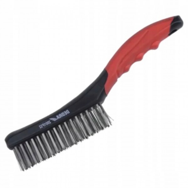DEDRA SZCZOTKA DRUCIANA 4 RZĘDOWA STAL NIERDZEWNA 260MM 2001P32 DEDRA SZCZOTKA DRUCIANA 4 RZĘDOWA STAL NIERDZEWNA 260MM 2001P32