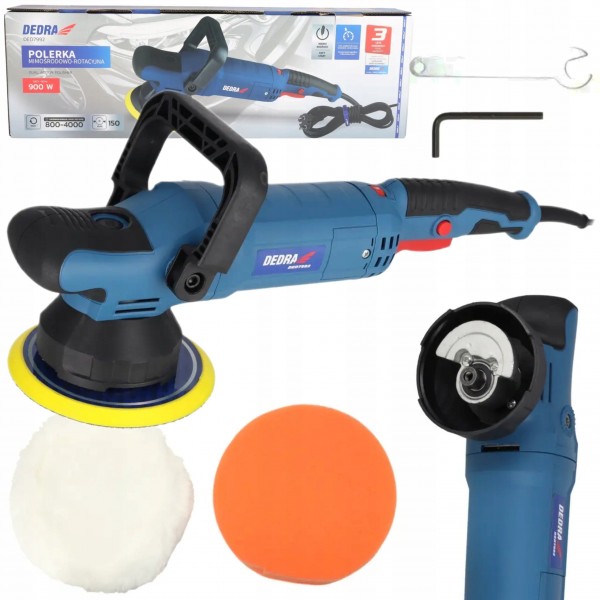 DEDRA POLERKA MIMOŚRODOWO-ROTACYJNA 900 W 230V 800-4000rpm 150MM DED7992 DEDRA POLERKA MIMOŚRODOWO-ROTACYJNA 900 W 230V 800-4000rpm 150MM DED7992