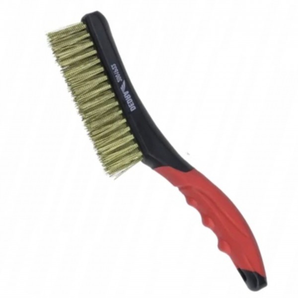 DEDRA SZCZOTKA DRUCIANA 4 RZĘDOWA MOSIĄDZ 260MM DWUMATERIAŁ UCHWYT 2001P22 DEDRA SZCZOTKA DRUCIANA 4 RZĘDOWA MOSIĄDZ 260MM DWUMATERIAŁ UCHWYT 2001P22