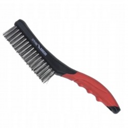 DEDRA SZCZOTKA DRUCIANA 4 RZĘDOWA STAL NIERDZEWNA 260MM 2001P32