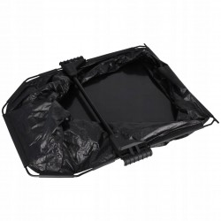 DEDRA ZBIERACZ ZAMIATARKA RĘCZNA LIŚCI TRAWY 530MM KOSZ 100L DED8803