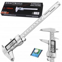 KRAFT&DELE ELEKTRONICZNA SUWMIARKA CYFROWA 0-150MM WALIZKA KD10074