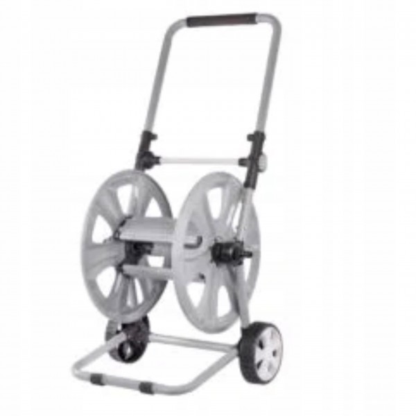 WÓZEK NA WĄŻ OGRODOWY BĘBEN NAWIJAK SKŁADANA RĄCZKA METAL 1/2" 60M CL01-002