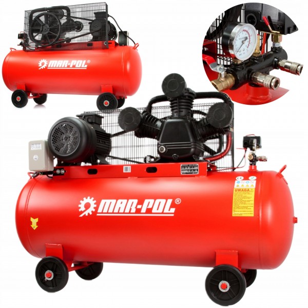 KOMPRESOR SPRĘŻARKA W3 TŁOK 400V 7,5 kw ZBIORNIK 300L 6-8 BAR M88423 KOMPRESOR SPRĘŻARKA W3 TŁOK 400V 7,5 kw ZBIORNIK 300L 6-8 BAR M88423