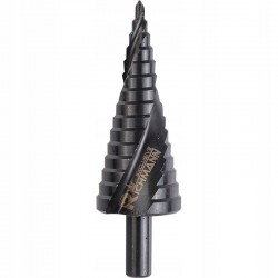 WIERTŁO STOPNIOWE SPIRALNE DO METALU 4-32 mm STAL SZYBKOTNĄCA HSS C9269