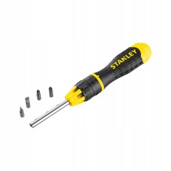 STANLEY FATMAX MULTI-BIT WKRĘTAK Z GRZECHOTKĄ +WYMIENNE KOŃCÓWKI 0-68-010