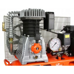 KOMPRESOR 4 kW / 5,5 KM 2 TŁOK 400V ZBIORNIK 200L Z2090 10 Bar BJC B88030