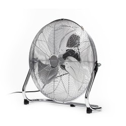 DUŻY CYRKULATOR POWIETRZA WENTYLATOR PODŁOGOWY 3 PRĘDKOŚCI 200W 45CM INOX