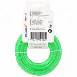 DEDRA ŻYŁKA TNĄCA KWADRATOWA DO PODKASZARKI KOSY GARDEN 2,4MM x15M 80Z24152