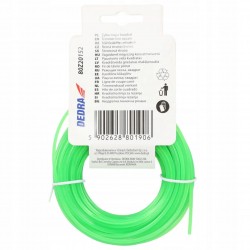 DEDRA ŻYŁKA TNĄCA KWADRATOWA DO PODKASZARKI KOSY 2.0MM X 15M 80Z20152