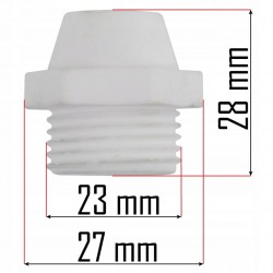 DYSZA DO AGREGATU TYNKARSKIEGO Z USZCZELKĄ POWERMAT PM-AGT-3000M-DNT10