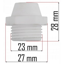 DYSZA DO AGREGATU TYNKARSKIEGO Z USZCZELKĄ 14MM POWERMAT PM-AGT-3000M-DNT14