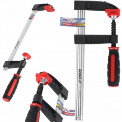 ŚCISK STOLARSKI TYPU F 300X120MM, 2 MATERIAŁOWA RĘKOJEŚĆ DEDRA 12A189