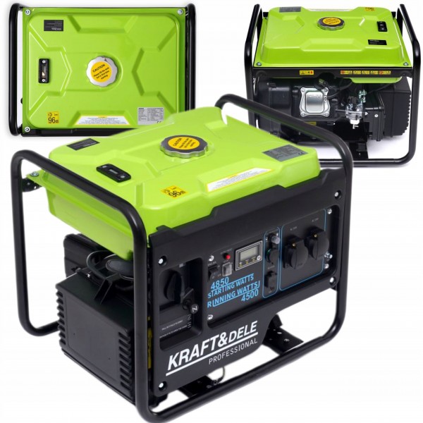 AGREGAT PRĄDOTWÓRCZY INWERTOROWY 4,5kW / 4,85kW BENZYNA KRAFT&DELE KD688