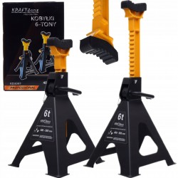 KOBYŁKI WARSZTATOWE SAMOCHODOWE PODSTAWKI PODPORY 2SZTUKI 6T 400-585 KD3097