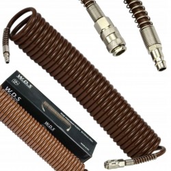 WĄŻ PRZEWÓD DO SPRĘŻARKI PNEUMATYCZNY SPIRALNY 8X12MM 10M KRAFTDELE WDS2151
