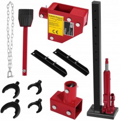 ŚCIĄGACZ SPRĘŻYN TALERZOWY 3T HYDRAULICZNY WYMIENNE ADAPTERY MOCNY KD12514