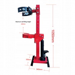 ŚCIĄGACZ SPRĘŻYN TALERZOWY 3T HYDRAULICZNY WYMIENNE ADAPTERY MOCNY KD12514
