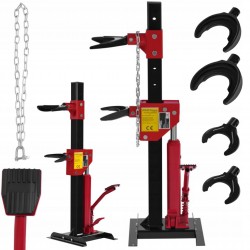 ŚCIĄGACZ SPRĘŻYN TALERZOWY 3T HYDRAULICZNY WYMIENNE ADAPTERY MOCNY KD12514
