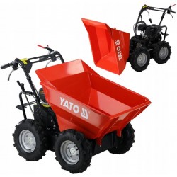 YATO SPALINOWE WOZIDŁO WYWROTKA TACZKA 300 KG 5.6 KM NAPĘD 4X4 YT-86115