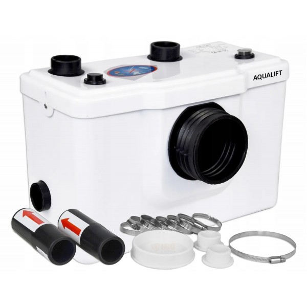 POMPA TOALETOWA AQUALIFT IBO Z ROZDRABNIACZEM WC AUTO 600W ODPROWADZENIE POMPA TOALETOWA AQUALIFT IBO Z ROZDRABNIACZEM WC AUTO 600W ODPROWADZENIE