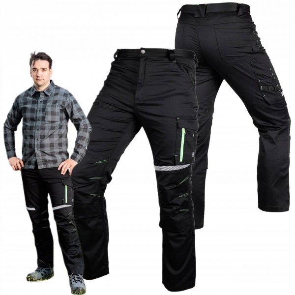 NEO SPODNIE ROBOCZE MIX&MATCH CE ODBŁASKOWE WARSZTATOWE CZARNE 81-351-1 XXL NEO SPODNIE ROBOCZE MIX&MATCH CE ODBŁASKOWE WARSZTATOWE CZARNE 81-351-1 XXL