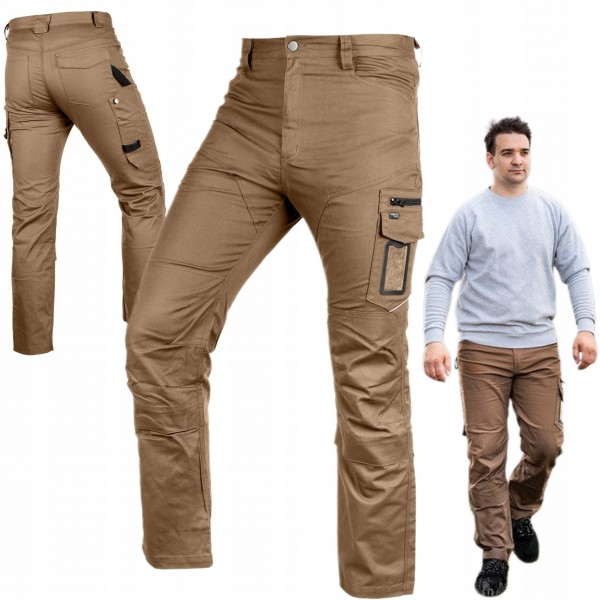 NEO SPODNIE ROBOCZE MIX&MATCH CANVAS BRĄZOWE ROZM S/48 280G/M2 81-287-1-S NEO SPODNIE ROBOCZE MIX&MATCH CANVAS BRĄZOWE ROZM S/48 280G/M2 81-287-1-S