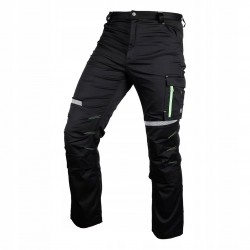 NEO SPODNIE ROBOCZE MIX&MATCH CE ODBŁASKOWE WARSZTATOWE CZARNE 81-351-1 XS