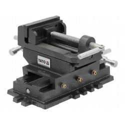 YATO IMADŁO MASZYNOWE KRZYŻOWE 100mm ŻELIWNE DWUOSIOWE YT-65075