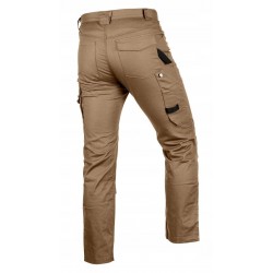 NEO SPODNIE ROBOCZE MIX&MATCH CANVAS BRĄZOWE ROZM S/48 280G/M2 81-287-1-S