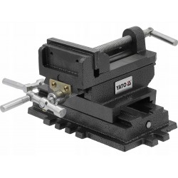 YATO IMADŁO MASZYNOWE KRZYŻOWE 100mm ŻELIWNE DWUOSIOWE YT-65075