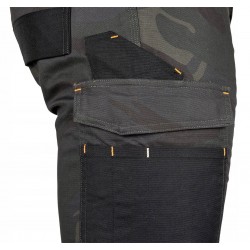 NEO SPODNIE ROBOCZE MIX&MATCH CANVAS WZMOCNIENIA ZIELONE MORO 81-350-1 XS