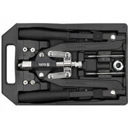 NITOWNICA DŹWIGNIOWA 2 W 1 DO NITÓW 3,2-6,4mm NITONAKRĘTEK M4-M10 YT-36088