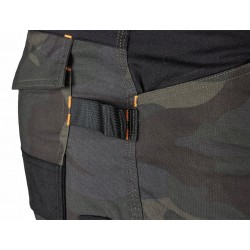 NEO SPODNIE ROBOCZE MIX&MATCH CANVAS WZMOCNIENIA ZIELONE MORO 81-350-1 XS