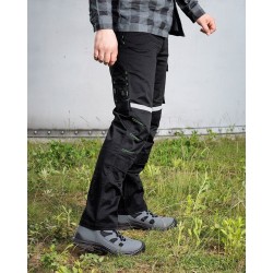NEO SPODNIE ROBOCZE MIX&MATCH CE ODBŁASKOWE WARSZTATOWE CZARNE 81-351-1 XS