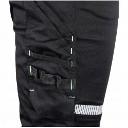 NEO SPODNIE ROBOCZE MIX&MATCH CE ODBŁASKOWE WARSZTATOWE CZARNE 81-351-1 XS