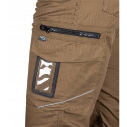 NEO SPODNIE ROBOCZE MIX&MATCH CANVAS BRĄZOWE ROZM XS/46 280G/M2 81-287-1-XS