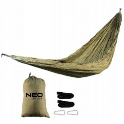 NEO HAMAK TURYSTYCZNY SURVIVALOWY PODRÓŻNY BIWAK BUSHCRAFT 330x140cm 63-124