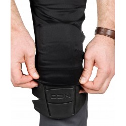 NEO SPODNIE ROBOCZE MIX&MATCH CE ODBŁASKOWE SZARO-CZARNE 81-351-2 XXXL