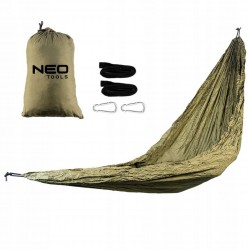 NEO HAMAK TURYSTYCZNY SURVIVALOWY PODRÓŻNY BIWAK BUSHCRAFT 330x140cm 63-124