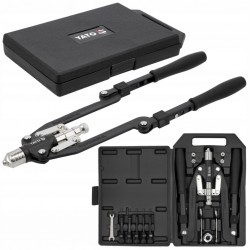 NITOWNICA DŹWIGNIOWA 2 W 1 DO NITÓW 3,2-6,4mm NITONAKRĘTEK M4-M10 YT-36088