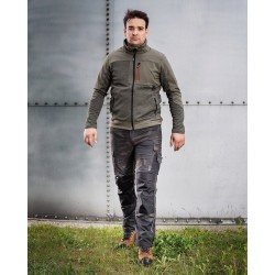NEO SPODNIE ROBOCZE MIX&MATCH CANVAS WZMOCNIENIA ZIELONE MORO 81-350-1 XS