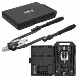 NITOWNICA DŹWIGNIOWA 2 W 1 DO NITÓW 3,2-6,4mm NITONAKRĘTEK M4-M10 YT-36088