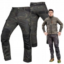 NEO SPODNIE ROBOCZE MIX&MATCH CANVAS WZMOCNIENIA ZIELONE MORO 81-350-1 XS