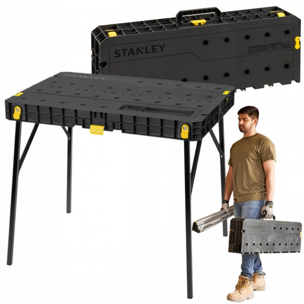 STANLEY SKŁADANY STÓŁ ROBOCZY 85x61x73,6cm ESSENTIAL FATMAX STST83492-1 STANLEY SKŁADANY STÓŁ ROBOCZY 85x61x73,6cm ESSENTIAL FATMAX STST83492-1