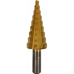 SILVER WIERTŁA STOŻKOWE STOPNIOWE 4-39 MM TYTANOWE 4 szt. ETUI S0320/H